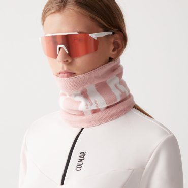 Wool-blend neck warmer