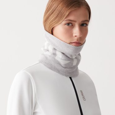 Wool-blend neck warmer