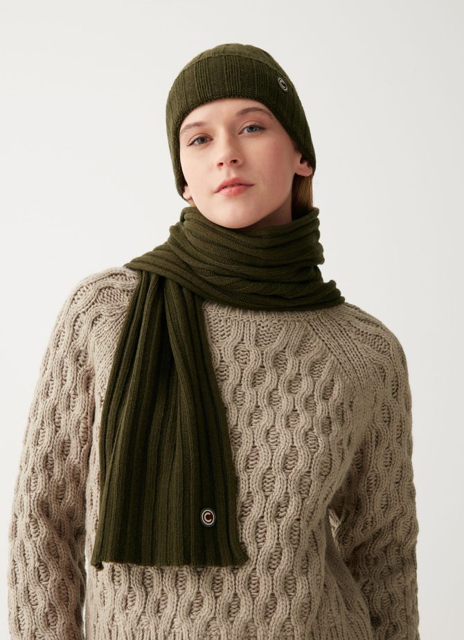 Ribbed knit unisex scarf - Image 2