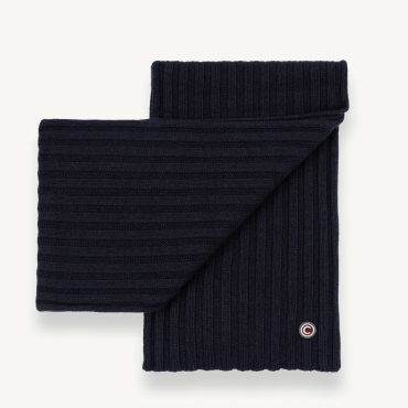 Ribbed knit unisex scarf