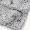 Unisex scarf with cable stitch pattern - Image 4