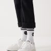 Unisex socks with jacquard logo (2 pairs)