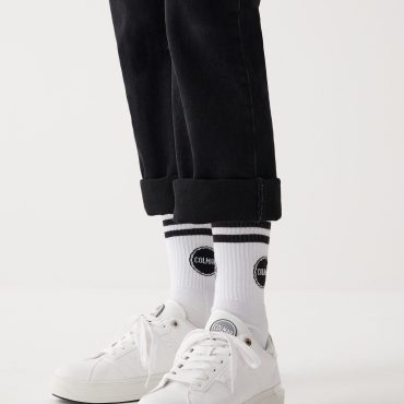 Unisex socks with jacquard logo (2 pairs)