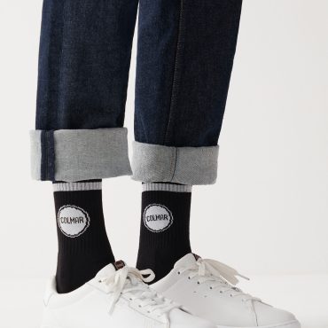 Unisex socks with jacquard logo (2 pairs)