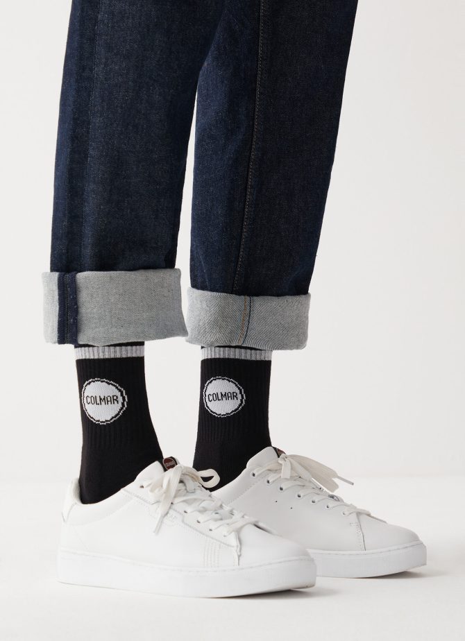 Unisex socks with jacquard logo (2 pairs)