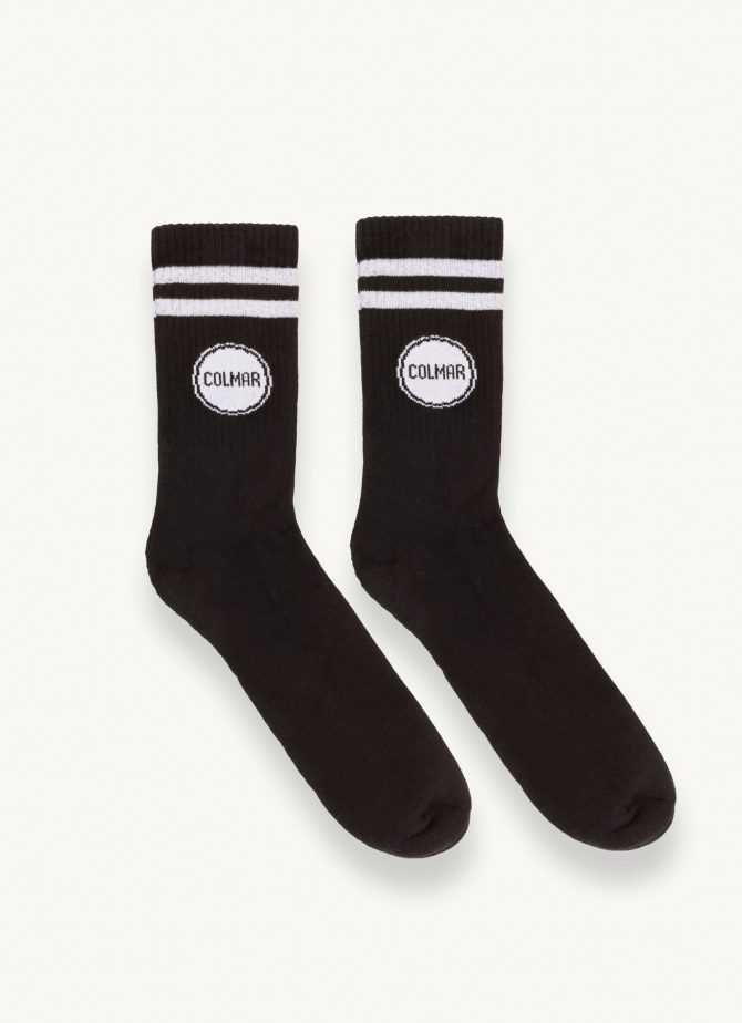 Unisex socks with jacquard logo (2 pairs) - Image 3