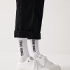 Unisex socks with two jacquard logos (2 pairs)