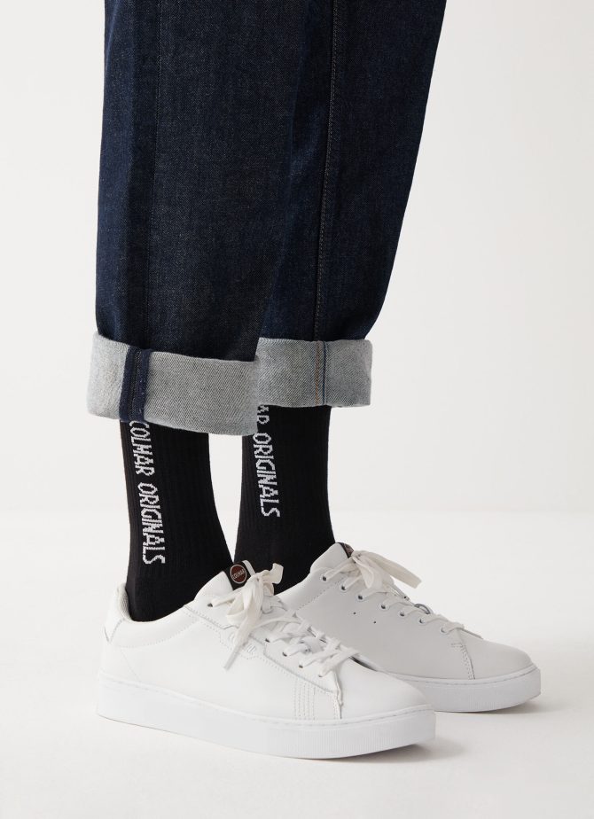 Unisex socks with two jacquard logos (2 pairs)