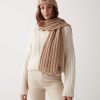 Unisex ribbed scarf