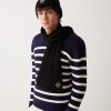 Unisex ribbed scarf