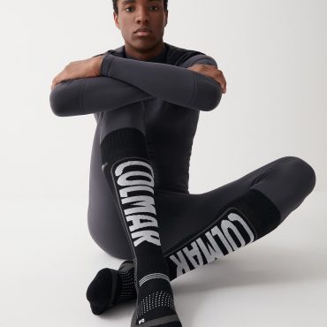 Unisex socks with jacquard maxi-logo