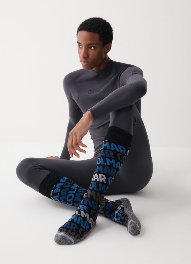 Unisex ski socks in a blend of yarns