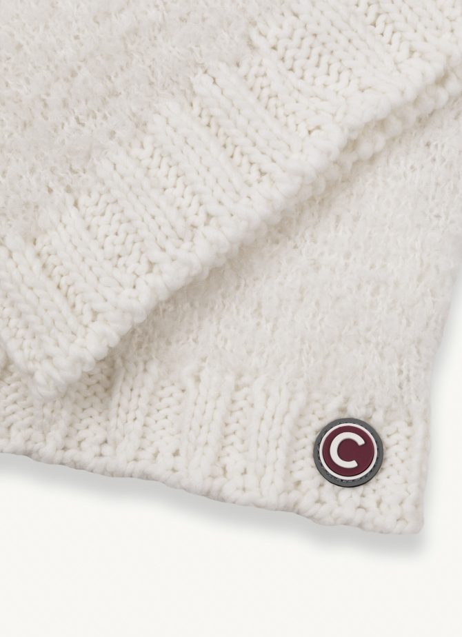 Women’s neck warmer in wool and mohair blend - Image 3