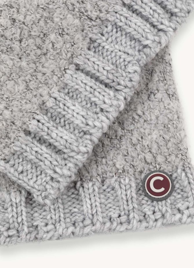 Women’s neck warmer in wool and mohair blend - Image 2