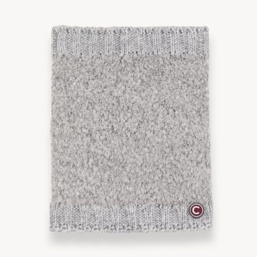 Women’s neck warmer in wool and mohair blend