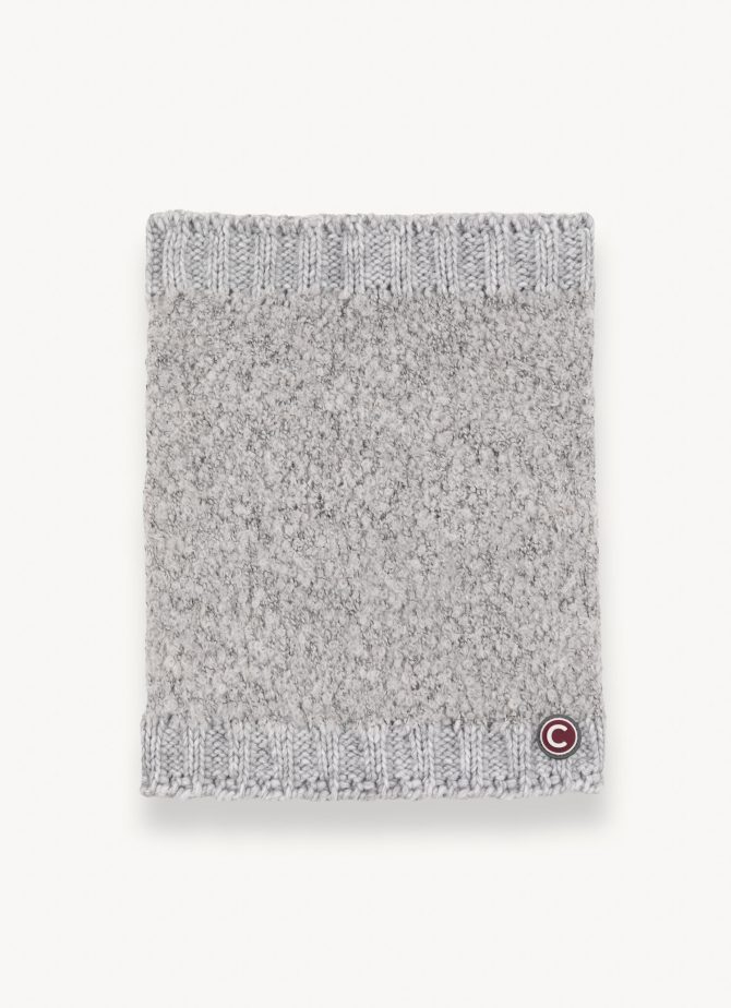 Women’s neck warmer in wool and mohair blend