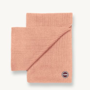 Unisex scarf in wool blend stockinette stitch