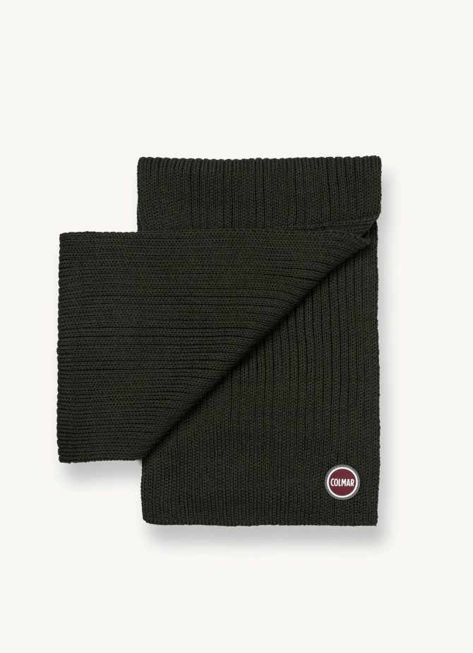 Unisex scarf in wool blend stockinette stitch - Image 3