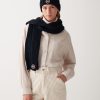 Unisex scarf in wool blend stockinette stitch - Image 2