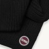 Unisex scarf in wool blend stockinette stitch - Image 4
