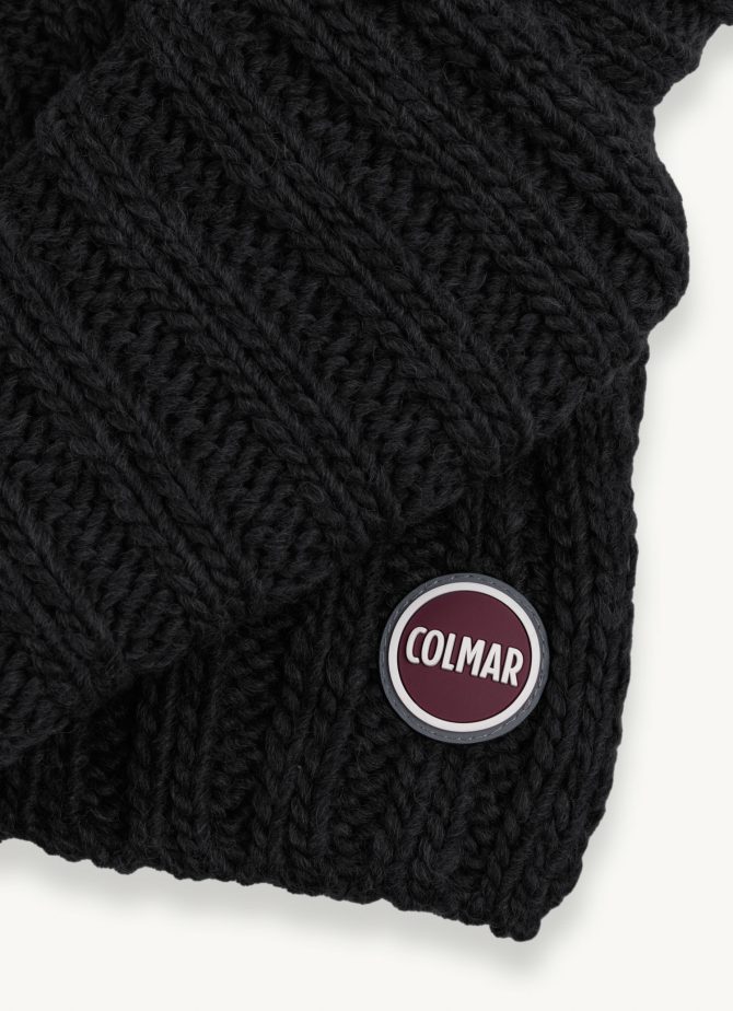 Unisex scarf in ribbed wool blend. - Image 2