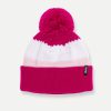 Striped unisex hat with pom-pom - Image 2