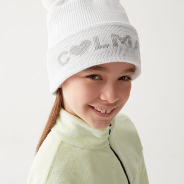 Unisex ribbed hat with pom-pom