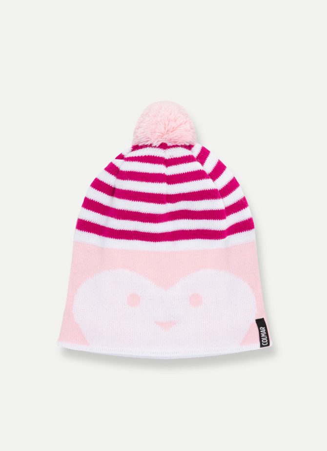 Baby hat with animal design