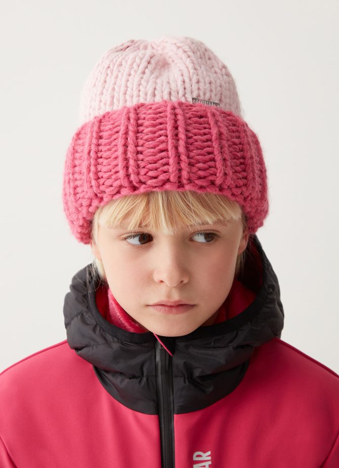 Girls’ hat with wide turn-up