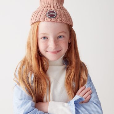 Unisex hat in wool with turn-up