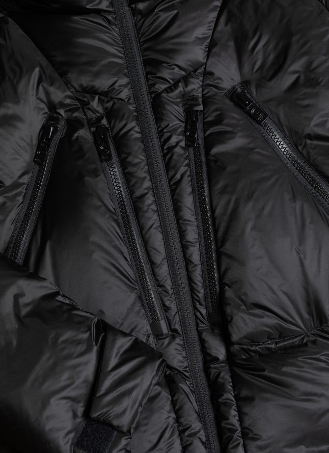 Solid-colour parka-style down jacket in mini rip-stop - Image 6