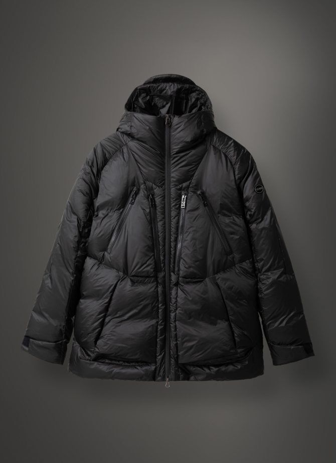 Solid-colour parka-style down jacket in mini rip-stop - Image 4