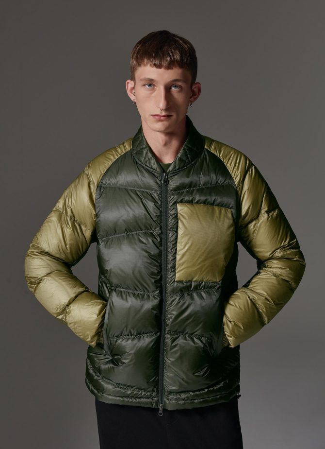 Colour-block bomber jacket in mini rip-stop - Image 2