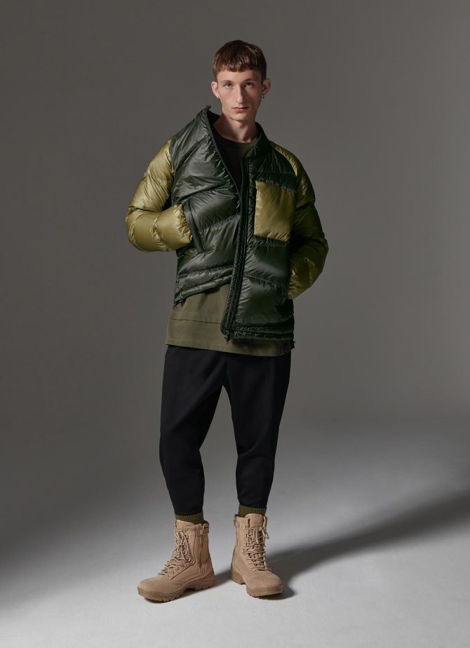 Colour-block bomber jacket in mini rip-stop - Image 3