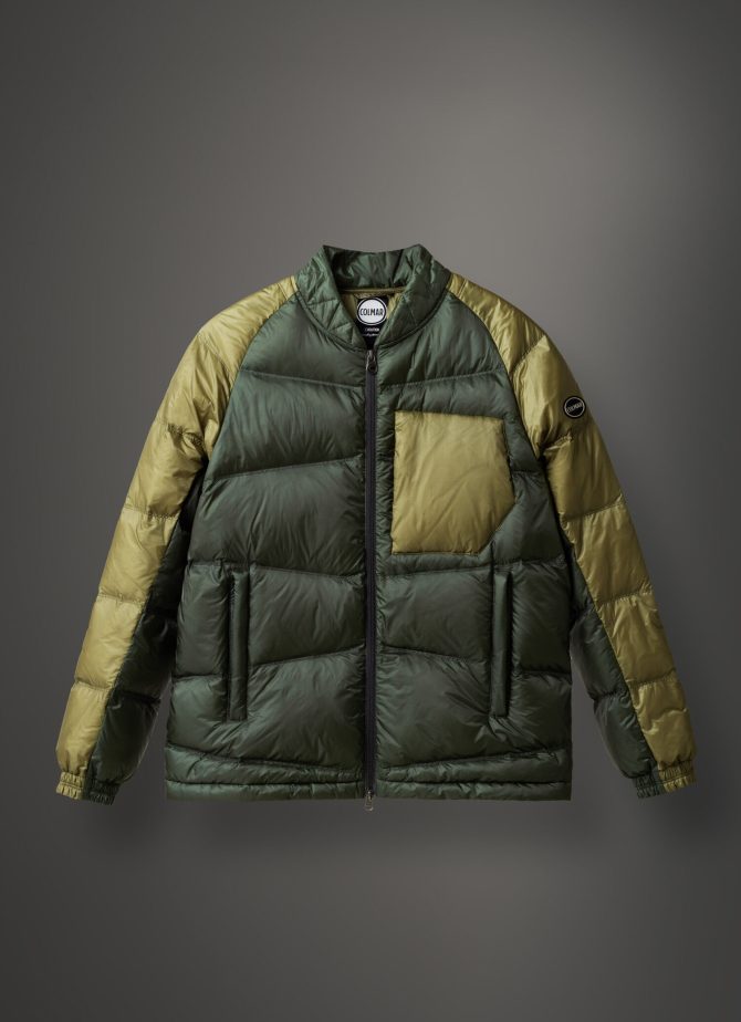 Colour-block bomber jacket in mini rip-stop - Image 4