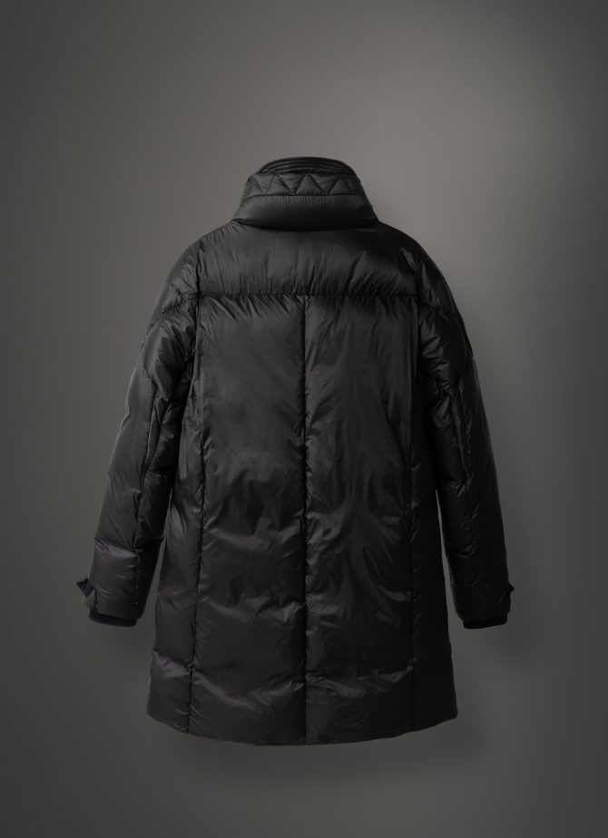 Solid-colour mini rip-stop maxi-parka - Image 5