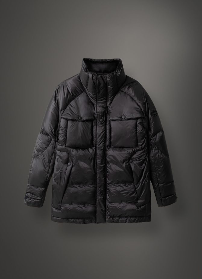 Solid-colour mini rip-stop field jacket - Image 4