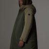 Colourblock parka in 3-layer fabric