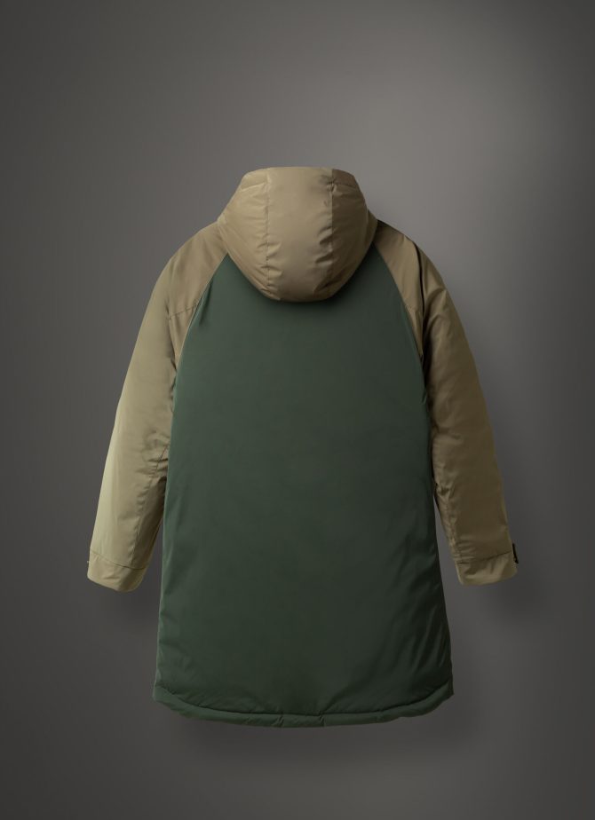 Colourblock parka in 3-layer fabric - Image 5