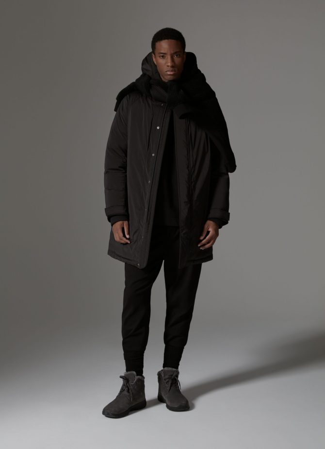 Solid-colour 3-layer fabric parka - Image 3