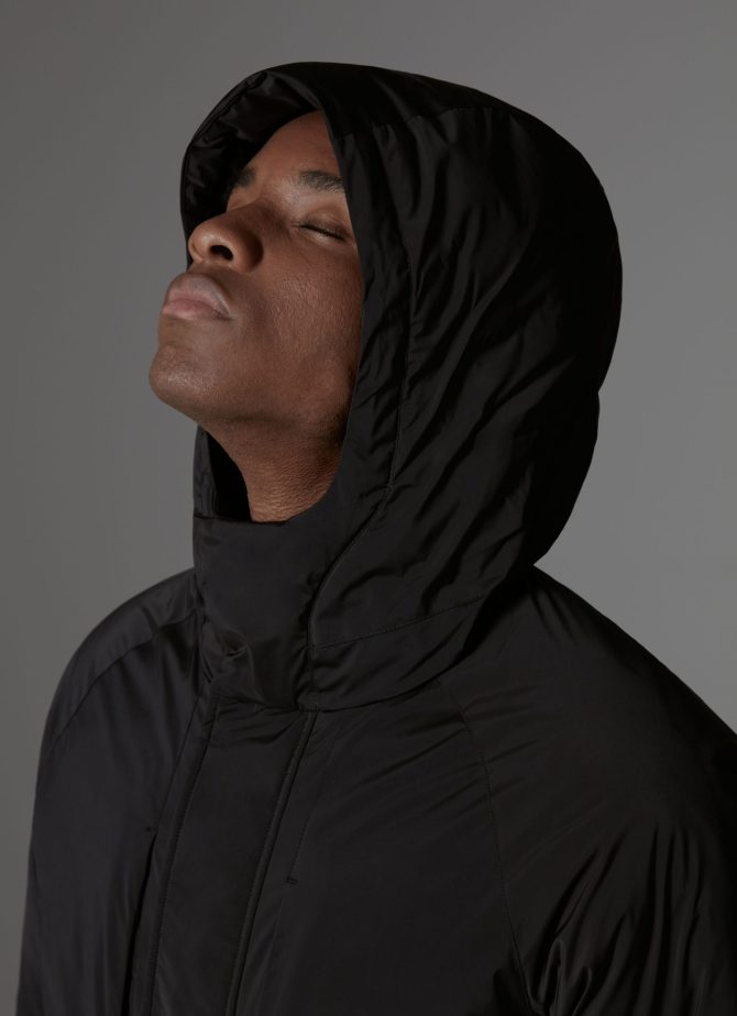 Solid-colour 3-layer fabric parka - Image 2