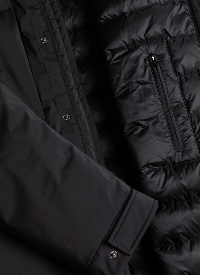 Solid-colour 3-layer fabric parka - Image 6