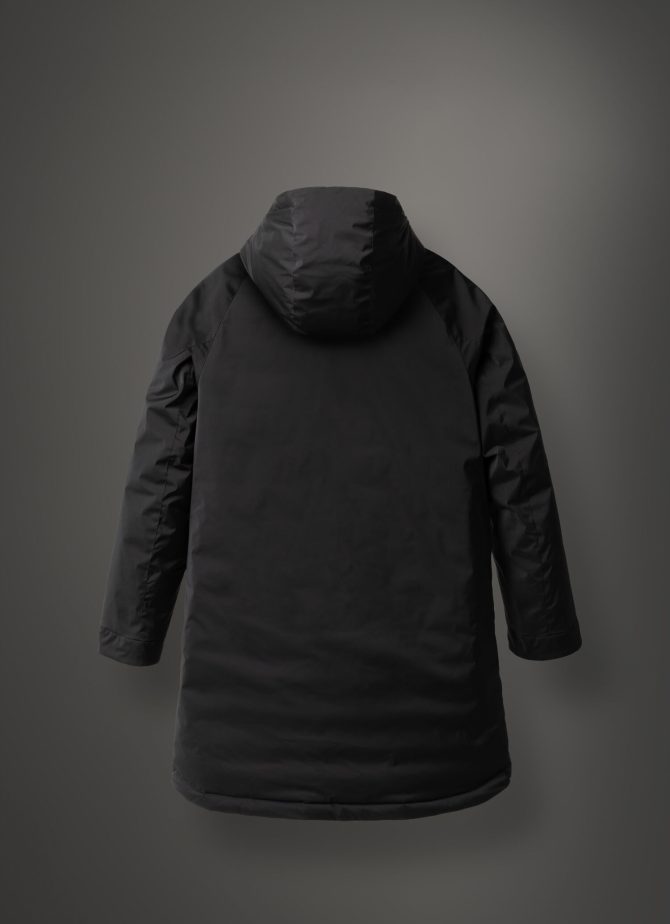 Solid-colour 3-layer fabric parka - Image 5