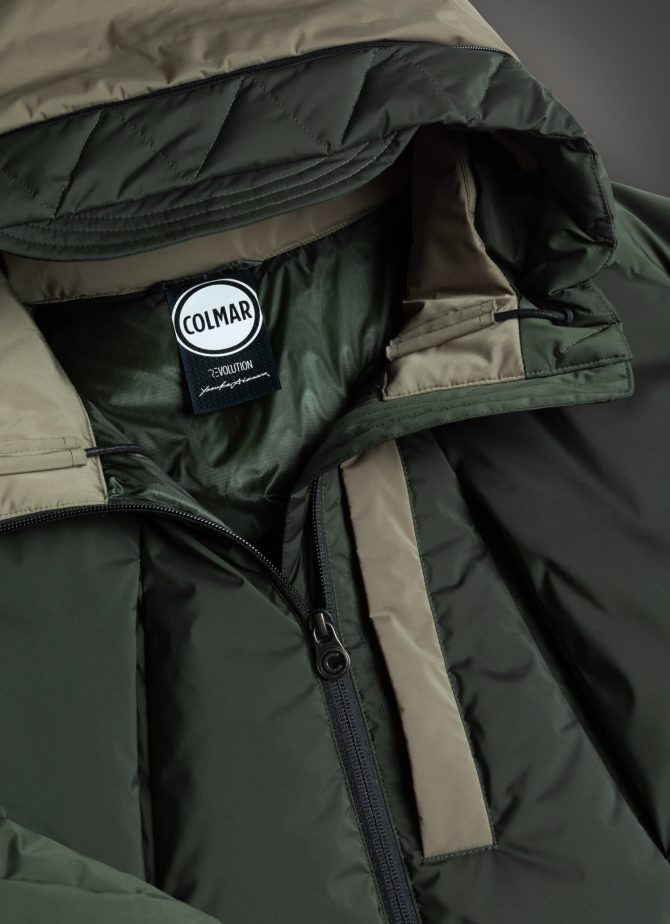Colourblock parka in 3-layer fabric - Image 6