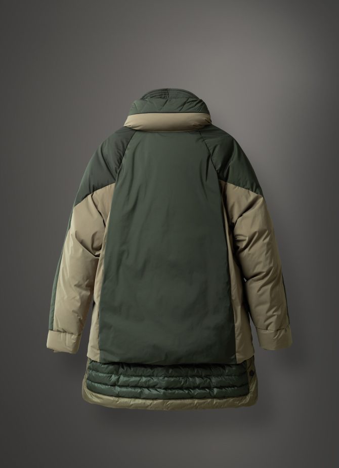 Colourblock parka in 3-layer fabric - Image 5