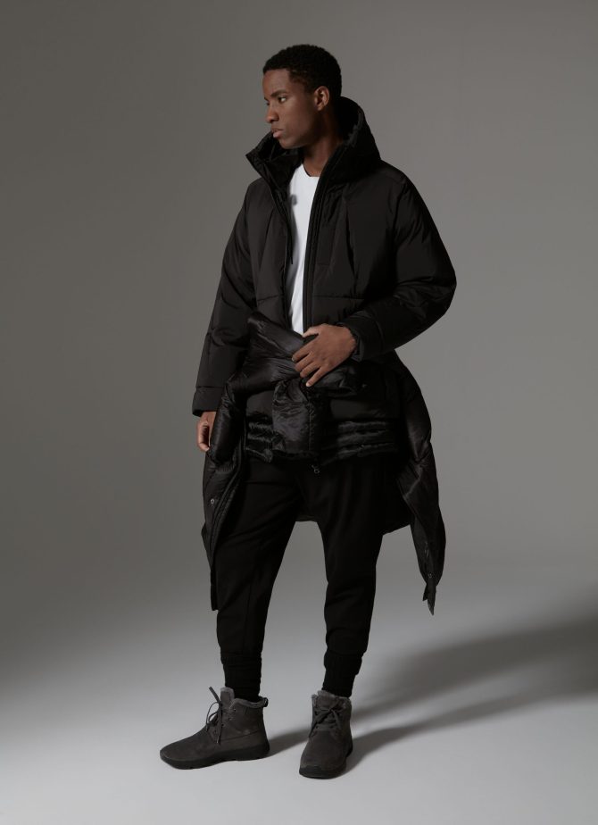 Solid colour parka in 3-layer fabric - Image 3