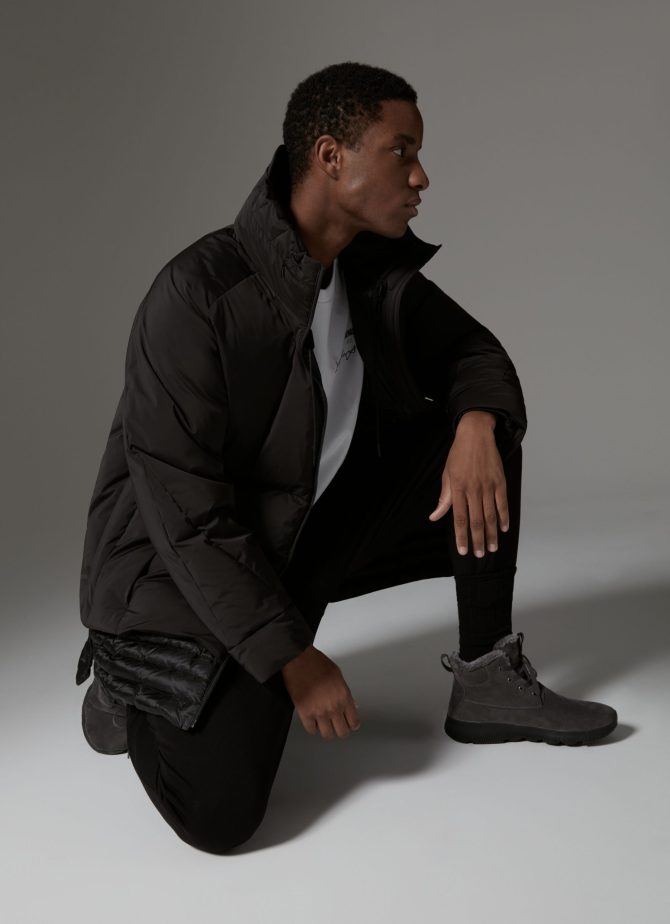 Solid colour parka in 3-layer fabric - Image 2
