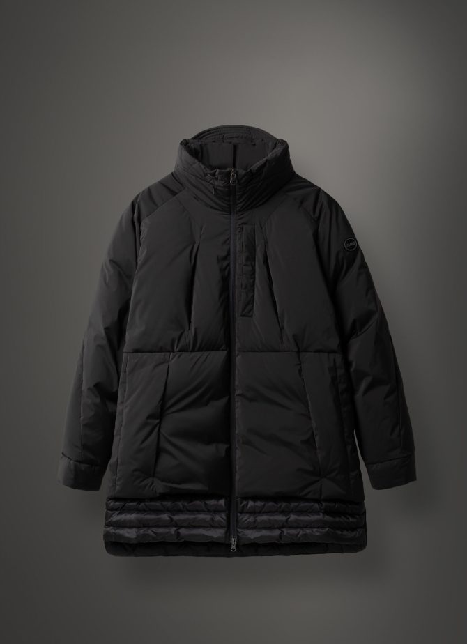 Solid colour parka in 3-layer fabric - Image 4