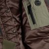 Shiny satin colourblock maxi bomber jacket - Image 6