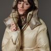 Maxi-down jacket with adjustable waist - Image 2